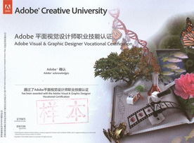 Adobe平面视觉设计师认证