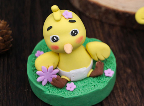 翻糖蛋糕作品欣赏-喜乐之鸭