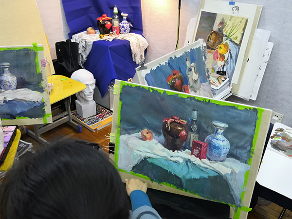 绘画现场