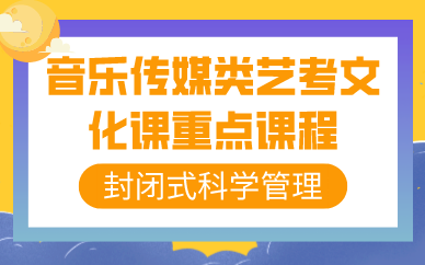 音乐传媒类艺考文化课重点