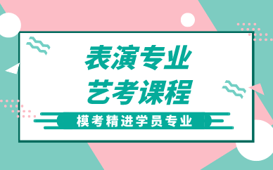 表演专业艺考课程