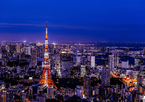 日本东京梦幻夜景