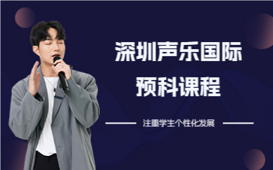 深圳声乐国际预科课程
