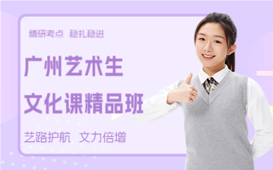 广州艺术生文化课精品班